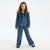 Sinsay Girl's Blue Wide Legs Denim Jeans