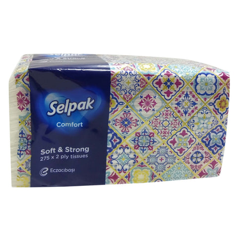 Selpak Comfort Soft And Strong Facial Tissue 275X2 PL