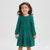 Cat & Jack Girl's Dark Green Cozy Dress | Cat & Jack In Lebanon