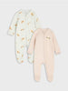 Sinsay Fox & Bunny Baby Girl's Multi Color Long Sleeve 2 Pack Bodysuit | Sinsay In Lebanon