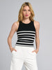 Sinsay Women's Black & white Sleeveless Blouse | Sinsay In Lebanon