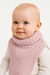 Reserved Baby Girl's Light Pink Turtle Neck Knitted Scarf | Reserved In Lebanon