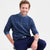 Club Room Men's Dark Blue Plaud Pattern Sweater