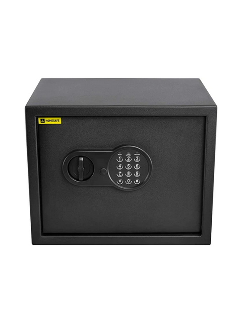 Homesafe HV30E Electronic Safe, 30x38x30cm (HxWxD), Carbon Satin Black AM32