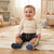 Sinsay Baby Boy's Navy Elastic Drawstring Waistband with Brown and Cream Panels Sweatpants