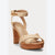 Lauren Ralph Lauren Women's Beige Sasha Raffia Platform Heeled Sandals