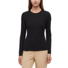 Banana Republic Women's Black & White Ribbed Crewneck Long Sleeve 2 Pack Blouse