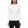 Banana Republic Women's Black & White Ribbed Crewneck Long Sleeve 2 Pack Blouse