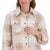 SAGE Collective Women's Multicolor Plaid Fleece Button-Down Overshirt