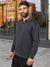 Sinsay Men's Gray Polo Collar Long Sleeve Sweatshirt|Sinsay In Lebanon