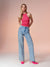 Sinsay Women's Fuchsia Rib Knit Sleeveless Blouse | Sinsay In Lebanon