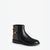 Michael Kors Women's Brown/Black Mandy Bootie Ankle Boots