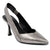 Jones New York Women’s Silver Kitten Slingback Pumps Heels