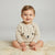 Sinsay Baby Boy's Cream Color with Embroidered Bear Face Knitted Sweater