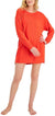Jenni Women's Orange Pajama Top