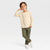 Cat & Jack Boy's Beige Long Sleeve Relaxed T-Shirt | Cat & Jack In Lebanon