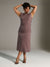 Sinsay Women's Khaki Fuffled Dress | Sinsay In Lebanon