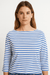 Mango Women's White Striped Long-Sleeve Blouse| Mango in Lebanon