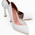 LuviShoes Women's White Pointed-Toe Pumps Heels