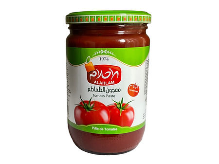 Al Ahlam Tomato Paste Glass Jar 1350g