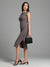 Sinsay Women's Gray Sleeveless Gathering Midi Dress|Sinsay In Lebanon
