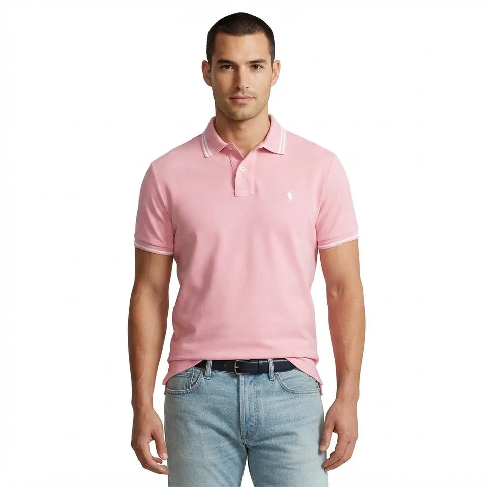 Polo Ralph Lauren Men's Pink Polo T-Shirt