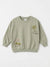 Zara Baby Boy's Sage Green Graphic Pullover Sweatshirt | Zara In Lebanon