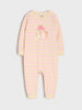Sinsay Girl's Beige and Pink 2-Pack Overall