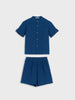Sinsay Boy's Navy Muslin Short Set | Sinsay In Lebanon