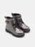 Sinsay Girl's Steel Lace Up Thick Sole Ankle Boots | Sinsay In Lebanon