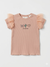 Zara Baby Girl's Dusty Rose Printed T-Shirt | Zara in Lebanon