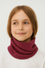Sinsay Girl's Plum Knitted Neck Gaiter | Sinsay In Lebanon