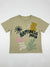 Zara Girl's Beige All Over Printed Crew Neck T-Shirts | Zara In Lebanon