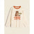 Sinsay Boy's Cream Long Sleeve Round Neck Blouse