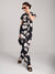 Sinsay Women's Black Floral Sleeveless Viscose Jumpsuit|Sinsay In Lebanon