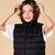 Sinsay Boy's Black Horizontal Quilted Hooded Puffer Vest