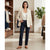 Vince Camuto Women's Light Beige Elevated Texture Tweed Blazer