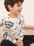 Sinsay Boy's White Long Sleeve Blouse With Print | Sinsay In Lebanon
