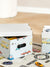 Sinsay Light Blue Toys Storage Boxes 2-Pack | Sinsay In Lebanon