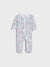 Sinsay Baby Girl's White all over floral Overalls 1 pack