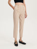 Reserved Women's Beige With Gold Buttons Trousers| Reserved IN lebanon