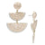 On 34th Women's Gold-Tone Stone Bead Woven Earrings | On 34th In Lebanon