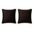 SD Dark Brown Pillowcase 50X50 cm 2 Pack | SD In Lebanon