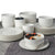Nillie Mikasa White Dinnerware Set 40 Pieces HWS15