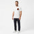Instant Message Men's White Graphic On Chest Short-Sleeve T-Shirt