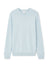 Celio Men's Light Blue Plain Crew Neck Blouse | Celio In Lebanon
