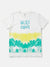 Zara Boy's White Printed T-Shirt | Zara In Lebanon
