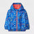 Cat & Jack Boy's Blue Dinosaur Printed Full Zip Windbreaker Jacket | Cat & Jack in Lebanon