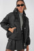 Big Dart Women's Black Hooded Puffer Jacket | Big Dart In Lebanon