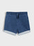Sinsay Baby Girl's Navy Regular Fit Denim Short